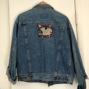 Vintage Harley Davidson Denim Jacket